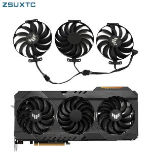 그래픽 카드 냉각 팬 GPU 선풍기, ASUS Radeon RX 6950XT 6900XT 6800 6700 XT TUF OC, 7 핀 T129215SU 6800XT