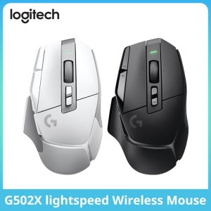 로지텍 G502 X 고급 에디션 게이밍 마우스, 광학 기계식 하이브리드 마이크로 HERO 엔진, 신제품