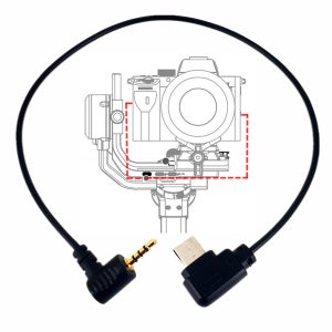 파나소닉 GH6 GH4 GH3 G95 카메라 및 DJI RSC2 RS4 RS3 Pro RONIN-SC Ronin RS5용 TypeC-2.5mm L1 RSS 컨트롤 케이블 (Type