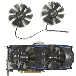 갤럭시 GTX950 GTX960 KFA2 갤럭시 지포스 GTX1060 EXOC 6GB 그래픽 카드 쿨러용 새 GTX1060 GPU 팬 4핀 85MM