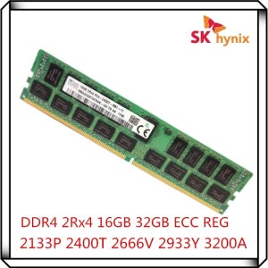 하이닉스 DDR4 16GB 32GB 2133P 2400T 2666V 2933Y 3200A 2RX4 PC4 2133MHz 2400MHz ECC REG RDIMM RAM 32G 서버 