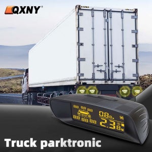 Parktronic 4 주차 센서 키트 백업 레이더 트럭 밴 픽업 용 LCD 디스플레이 반전 Campar Rv Lorry Trailer Detector