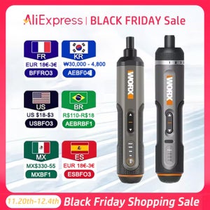 Worx 4V 미니 전기 스크루 드라이버 세트 WX242 WX241 WX240 스마트 무선 전기 스크루 드라이버 USB 충전식 핸드 드릴 도구