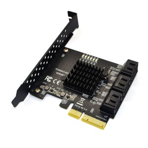 SATA PCI e 어댑터 6 포트 SATA 3.0-PCI Express x4 확장 카드 SATA3.0 HDD ASMedia ASM1166용 PCIe PCI-e SATA 컨트롤러