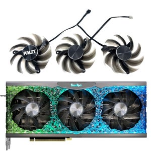 GameRock 비디오 카드 냉각 팬, RTX 3080 GPU 팬, PALIT RTX 3070, RTX 3070TI, RTX 3080, RTX 3080TI, RTX 3090, 1 