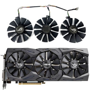 1SET 6PIN ROG-STRIX-GTX1070-O8G-GAMING GPU 팬, ASUS ROG-STRIX-GTX 1080, 1080TI, 1070TI, 1070, 1060 게이