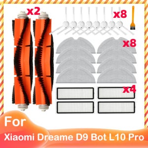 Xiaomi Dreame D9 Bot L10 Pro Trouver 로봇 LDS 로봇 진공 메인 사이드 브러시 걸레 Hepa 필터 파인더 부품 액세서리