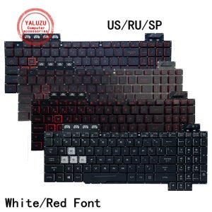 US/RU/SP 노트북 키보드, ASUS ROG FX80/GE FX86/S/F/S FX95/G/D FX504 FX505/G FX705 FZ80G GL504 GL703/G/GS/GM