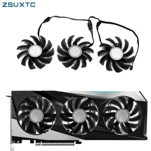 기가바이트 지포스 RTX 3060 Ti RX 6600 6700 XT 게이밍 그래픽 비디오 카드용 쿨러 팬 교체, T128010SU RTX3060