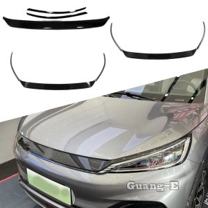 BYD ATTO3 Yuan Plus 2022 2023 2024 프론트 엔진 범퍼 그릴 몰딩 트림 장식 프레임 커버 스트립, 외부 액세서리