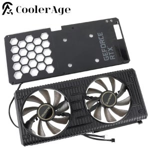 Palit/Leadtek RTX 3060 3060Ti 듀얼 GENE ES 비디오 카드 팬(백플레인 포함) RTX3060 RTX3060Ti 그래픽 카드 냉각 팬