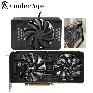 Palit RTX 3060 Ti 그래픽 카드 방열판 교체 ITX 케이스, RTX3060Ti 비디오 카드, DIY 단일 팬 방열판