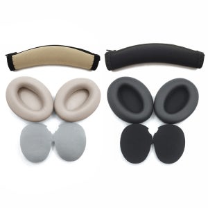 교체 메모리 폼 Earpads 쿠션 Sony WH-1000XM3 1000XM3 MDR 1000X WH-1000XM2 헤드폰 Earpads Earcups Headbeam