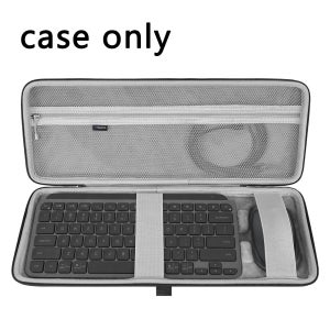 Logitech MX Keys Mini 고급 무선 조명 키보드 및 Anywhere 3 컴팩트 마우스 콤보 케이스용 Geekria 키보드 케이스