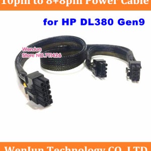 슬리브드 고품질 PSU 10 핀-8 핀 + 8 핀 PCI-E GPU 비디오 카드 전원 케이블, DL380 Gen9 Gen7 Gen8 및 GPU 비디오 카드용