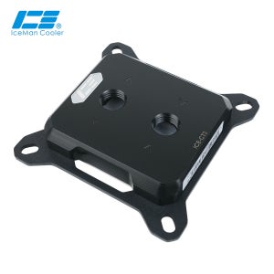 IceManCooler CPU 워터 블록, 인텔 LGA1700,115X,1200,2011 프로세서 쿨러, ICE-CT3, G1/4 인치, AMD,AM5,AM4,AM3,AM2 호환