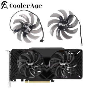 PALiT GeForce GTX 1660 1660Ti RTX 2060 2070 슈퍼 듀얼 85MM FDC10H12S9-C 그래픽 카드 교체 냉각용 비디오 카드 팬