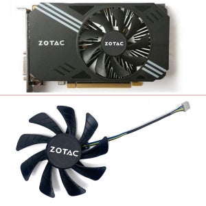 ZOTAC 지포스 Gtx 960 950 1060 미니 ITX용 냉각 팬, 87mm, 4 핀, T129215SH, T129215SU, GA92S2U, GTX1060, 미니 GTX10