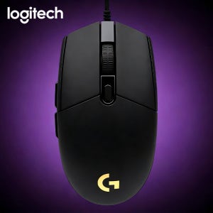 로지텍 G203/G402 인체감지 마우스, 에너지 절약 및 오래 지속되는 사용, 기숙사, e스포츠, 직장인, 사무용품