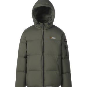 내셔널지오그래픽 N264UDW880 골든몰 후디 구스다운 점퍼 OLIVE GREEN
