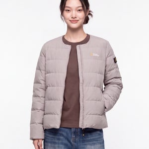 내셔널지오그래픽 [무료교환반품] N264WDW920 여성 헤론 U넥 경량 구스다운 점퍼 BEIGE