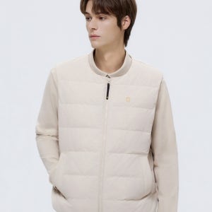 내셔널지오그래픽 [무료교환반품] N264UDV920 헤론 U넥 경량 구스다운 베스트 SILVER BIRCH