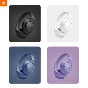 JBL TUNE 770NC 무선 블루투스 헤드폰 - 음악 및 게임용 소음 감소 이어폰 장거리 헤드 마운트 이어버드