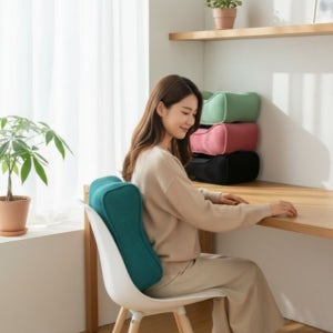 홈스타일링 방석상점 허리 등받이 방석 가지 의자 가능 받침 쿠션 색상 사무실용