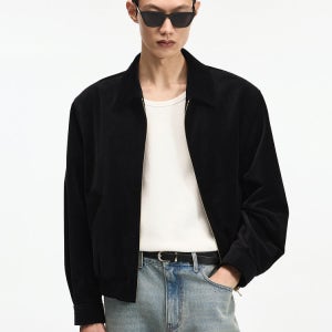 [티엔지티] Velvet Blouson (Black) TNJU6F104BK