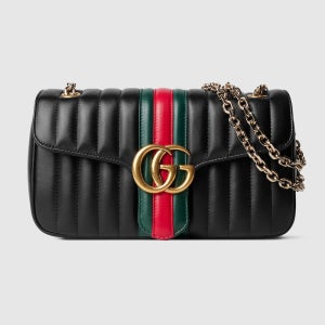 GUCCI [젯셋 GG 마몽] 미디엄 숄더백