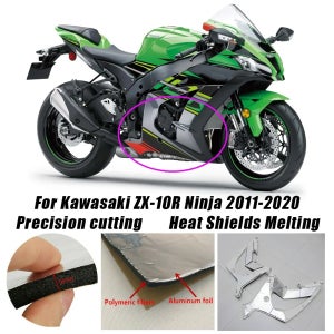 가와사키 닌자 ZX-10R 오토바이 보호 단열 필름, ABS 페어링 전문 열 차폐, ZX10R 2011-2019