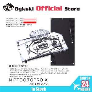 Bykski-GPU 카드 및 구리 라디에이터 워터 블록, Palit RTX 3060TI/3070/3070TI/3060 GamingPro OC 용, A-RGB / RGB N-PT30