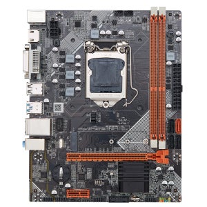 Qiyida B75 마더보드 LGA 1155 지원 i3/i5/i7 프로세서 및 DDR3 PC3 데스크탑 RAM(VGA USB2.0 USB3.0 포함)