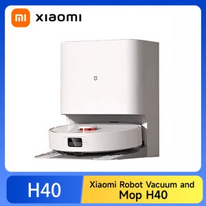【샤오미】 로봇청소기 H40, 10,000 Pa 강력 흡입, LDS 내비게이션으로 초정밀 청소, 2-in-1: 진공청소 및 물걸레질