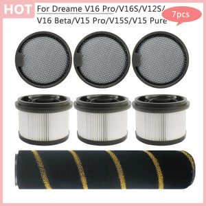 드리미 V16 Pro /V16S /V16 Beta /V15 Pro/V15S/V15 Pure/V12S/V12 Pure/V10S 롤러 브러시 헤파 필터 진공 청소기 교체품