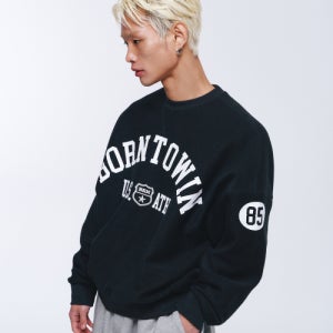 [본투윈] 85 ATH REVERSE SWEATSHIRTS [BLACK] BG1MMT211BK