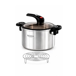 [롯데백화점] 칼만 통3중 스텐 저압냄비 6L (냄비+저압뚜껑+찜판) LE1222178442