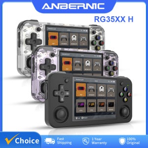 ANBERNIC RG35XX H 휴대용 게임 콘솔 Linux 3.5 인치 IPS 스크린 H700 레트로 비디오 게임 플레이어 3300mAh 64G 5528 클래식 게임