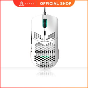AJAZZ AJ390 USB 유선 RGB 게이밍 초경량 허니콤 마우스 16000 DPI 프로그래밍 가능 게임 마우스 (컴퓨터 PC 노트북용)
