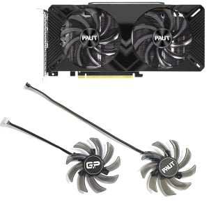 새로운 RTX 2060 2070 GTX 1660 GPU 팬 4PIN GA91S2U Palit RTX 2060 2060 SUPER 2070 GTX1660 1660TI 듀얼 그래픽 카