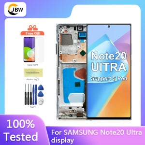 삼성 갤럭시 노트20 울트라 4G 5G용 새 AMOLED LCD 디스플레이, 삼성 노트20 울트라 N985F N986B LCD 터치 스크린 디지타이저