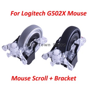 2가지 색상의 새로운 마우스 휠 마우스 롤러 스크롤(로지텍 G502X/G502X PLUS/G502X 라이트스피드 무선 마우스용 브래킷 포함)