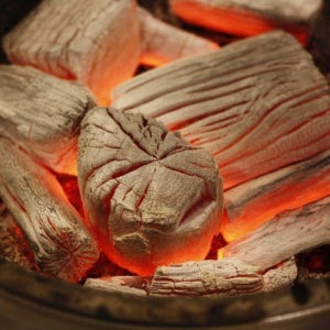 두번구운 라오스 비장탄 백탄 바베큐 숯, 700g, 1개