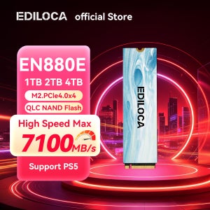 EN880E M.2 SSD 1TB NVMe SSD M2 2280 PCIe Gen 4.0x4 읽기 속도 최대 7100MB/s 내장형 솔리드 스테이트 드라이브 (노트북, 데스크탑, P