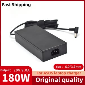 20V 9A 180W 6.0*3.7MM 충전기 ADP-180TB H 노트북 AC 어댑터 (Asus ROG Zephyrus G14 G15 GA401IV GA502DU TUF505DU