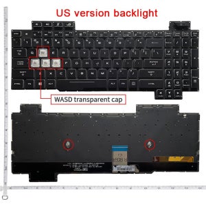 LA/US/RU Asus ROG Strix GL504 GL504G GL504GM GL504V GL504GS GL504GV 백라이트 용 새 노트북 키보드