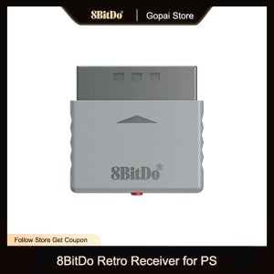 8BitDo 레트로 리시버 어댑터 (PS1, PS2 및 윈도우용), Xbox 컨트롤러, 스위치 프로 및 PS5/PS4 컨트롤러 호환