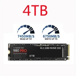 게이밍 SSD 980Pro M.2 NVMe PCIe Gen4.0 X4 2280 3D NAND TLC 1TB 2TB 4TB 8TB PS5 노트북 PC용 내장 스토리지