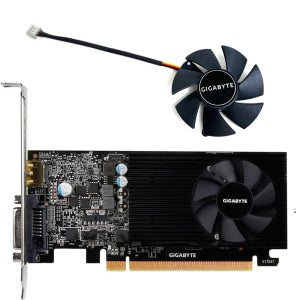 FS1250-S2053A GIGABYTE GT 1030 로우 프로파일 팬, GIGABYTE GTX 1050 로우 프로파일, GTX 1050TI 로우 프로파일 비디오 카드 냉각 팬용