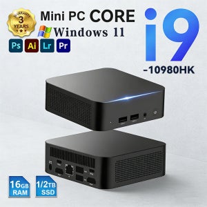 2026 코어 i9 10980HK 휴대용 PC 컴퓨터 윈도우 11 프로 미니 PC 32GB 램 512GB/1TB/2TB SSD WiFi 6 BT 5.2 4K 게이밍 PC 데스크탑